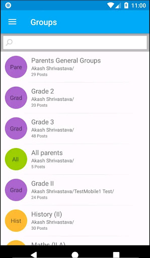 Android application School screenshort
