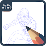 How Draw Spiderman icon