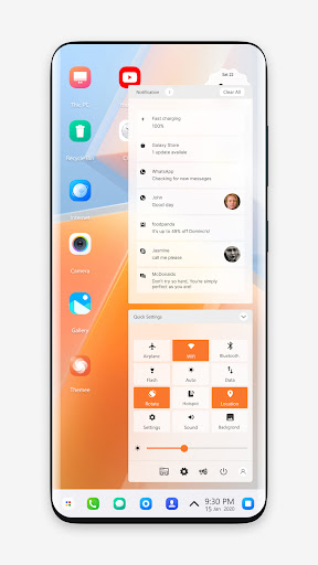 iqoo neo 6 theme for launcher Screen 2