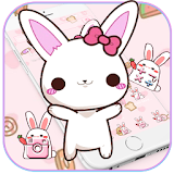 Cute Pink Kitty Theme icon