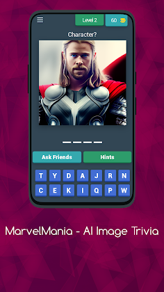 MarvelMania - AI Image Trivia - Screenshot 3