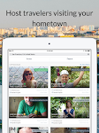 screenshot of Couchsurfing Travel App