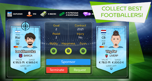 Mobile Football Agent - Soccer Player Manager 2021 screenshots 3