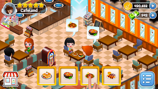 Cafeland - Restaurant Cooking screenshot 1