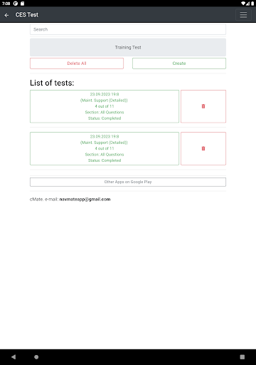 Maint. Support Detailed CES