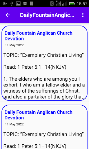 Daily Fountain Devotional