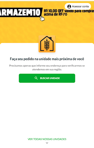 Android application Meu Armazém screenshort