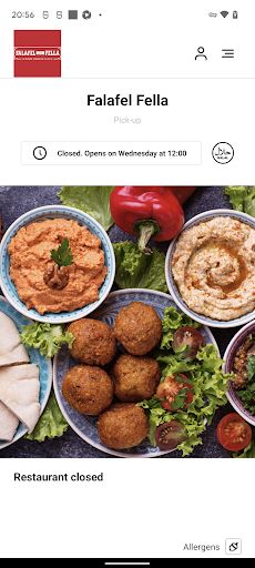 Android application Falafel Fella screenshort