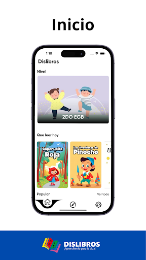 Android application Dislibros screenshort