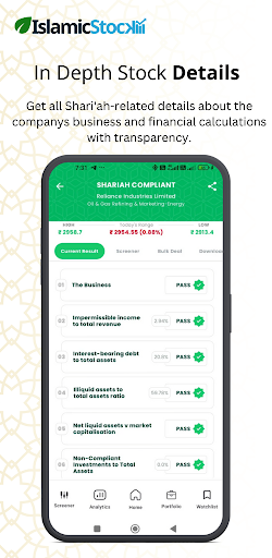IslamicStock - Screener India Screen 2
