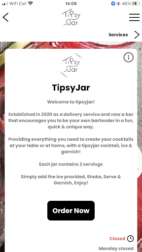 Android application TipsyJar screenshort