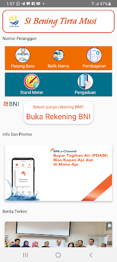 Android application SI BENING screenshort