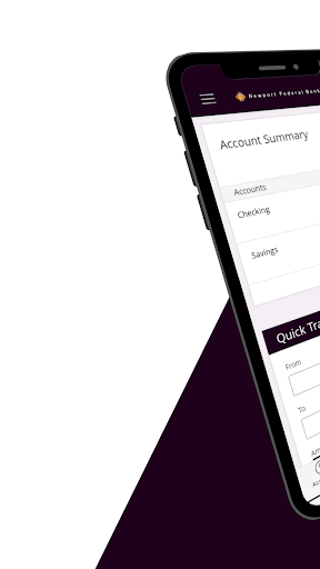 Android application Newport Federal Bank screenshort