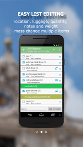 PackGoat - Packing List screenshot