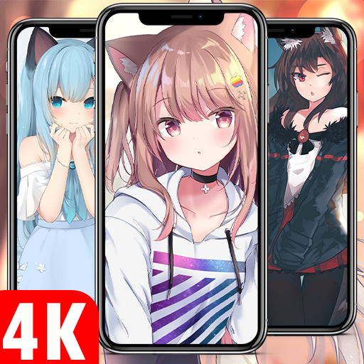 Anime Cat Girl Wallpaper logo