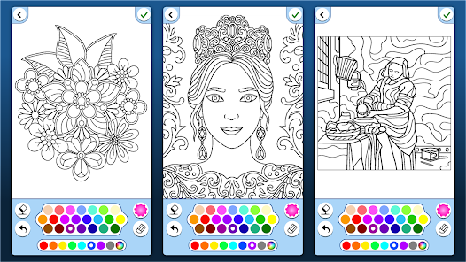 Super-Relaxing Adult Coloring Book: Single Sided Art - Easy To