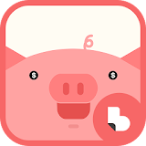 부자들의 돼지저금통 버즈런처 테마 (홈팩) icon