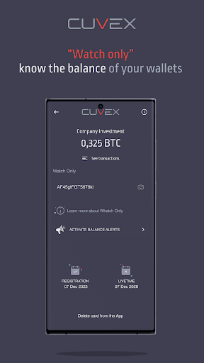 Android application Cuvex screenshort