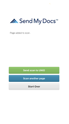 Android application SendMyDocs screenshort