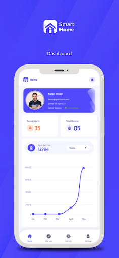 Android application Smart Home screenshort