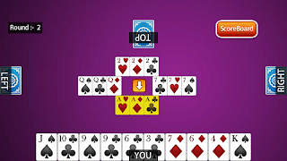 Hazari Card Game : 1000 Points - Screenshot 2
