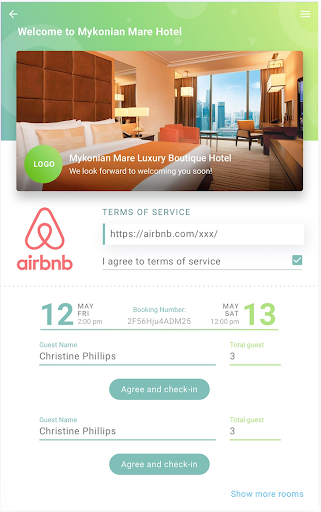 Airhost Checkin Screen 2