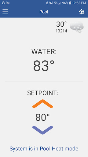 Android application Compass Wifi Heat Pump Navigat screenshort