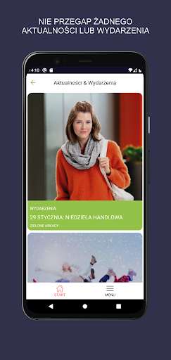 Android application Zielone Arkady screenshort