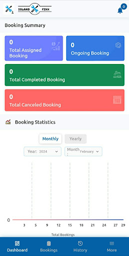 Android application IslandFixx Serviceman screenshort