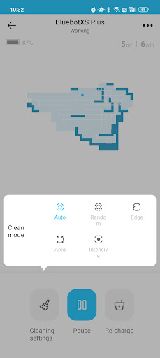 BluebotXS Plus Screen 3