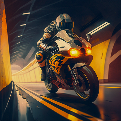 Speedway:bike racer 3D logo