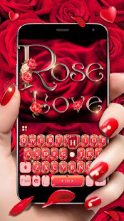 Rose Love Keyboard Theme 7.0.1_0124 screenshots 1