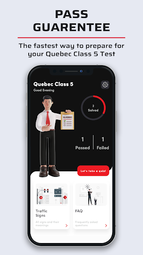 Android application Quebec Driving Test 2023 screenshort