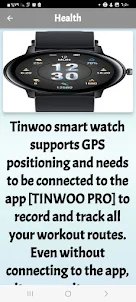 Tinwoo Smart Watch guide