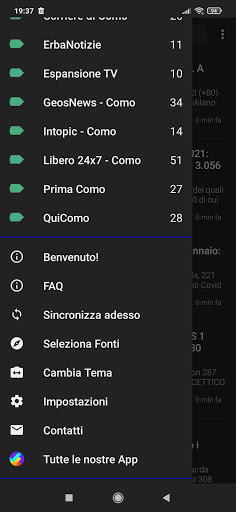 Como notizie Screen 2