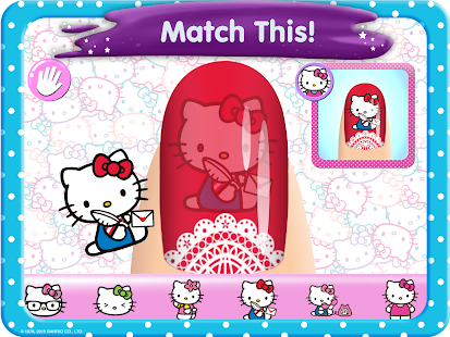 Hello Kitty Nail Salon Screenshot