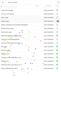 Dart Project Management Screen 2
