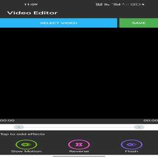 Android application VideoEditorApp screenshort
