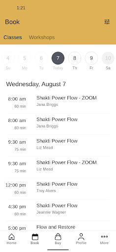 Shakti Power Yoga Screen 2