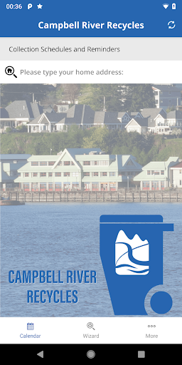 Android application Campbell River Recycles screenshort