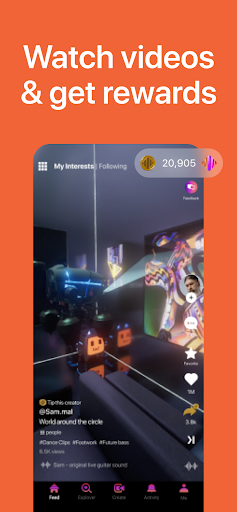 Android application Lit.it Short Videos & Rewards screenshort