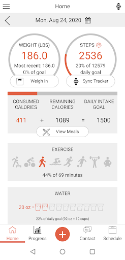 Android application inHealthNow screenshort