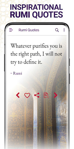 Android application Rumi Quotes - Daily Motivation screenshort