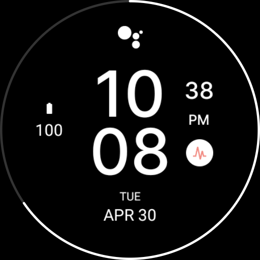 Black MX Watch Face Logo