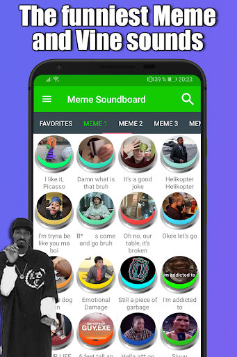 Android application Meme and Vine Soundboard 2023 screenshort