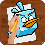 How to Draw :Angry Birds icon