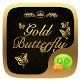 GO SMS GOLD BUTTERFLY THEME icon