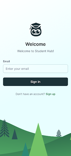 The Student Hub Screen 2