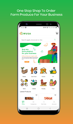 Android application Wusa Global screenshort