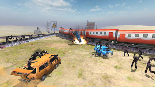 Train shooting - Zombie War Screen 2